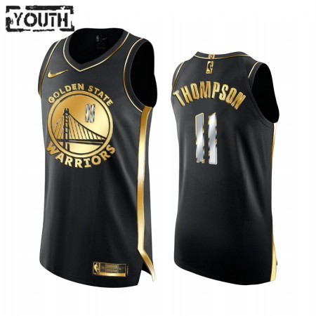 Maillot Basket Golden State Warriors Klay Thompson 11 2020-21 Noir Golden Edition Swingman - Enfant